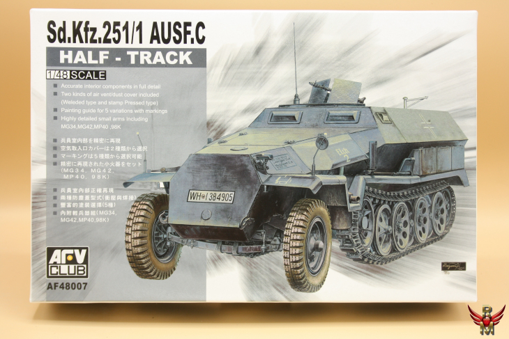 AFV Club 1/48 Sd Kfz 251/1 Ausf C German Halftrack