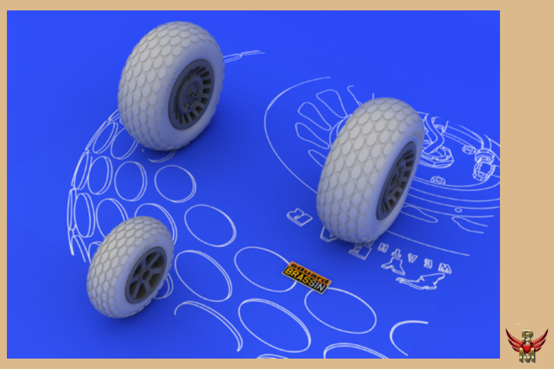 Eduard Brassin 1/48 P 61 Black Widow Wheels