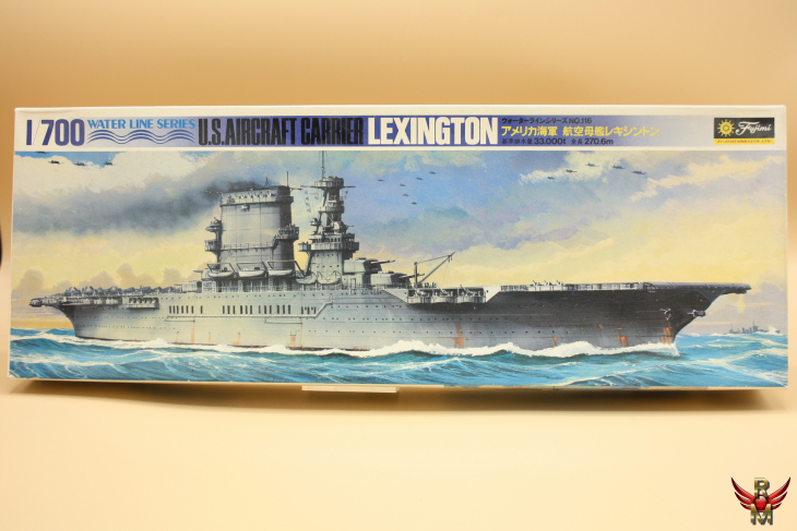 Fujimi 1/700 US Aircraft Carrier Lexington Water Line Series