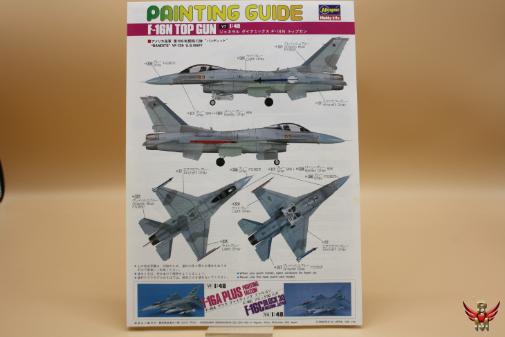 Hasegawa 1/48 F-16N TOP GUN