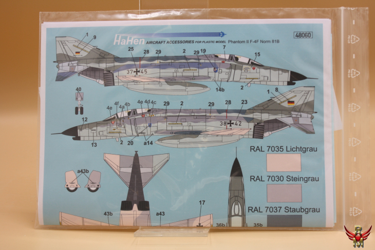 HaHen 1/48 German Phantom II F 4F Norm 81B
