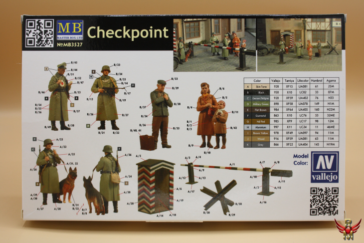 Master Box 1/35 German Checkpoint