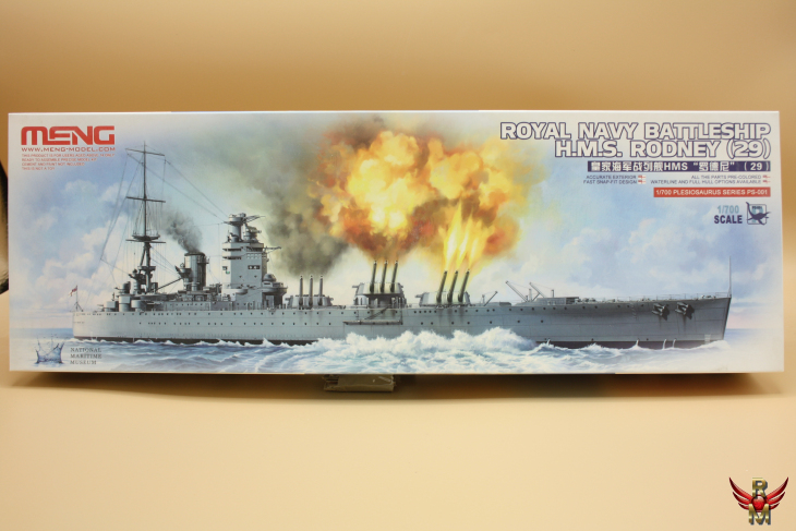 Meng 1/700 Royal Navy Battle Ship HMS Rodney
