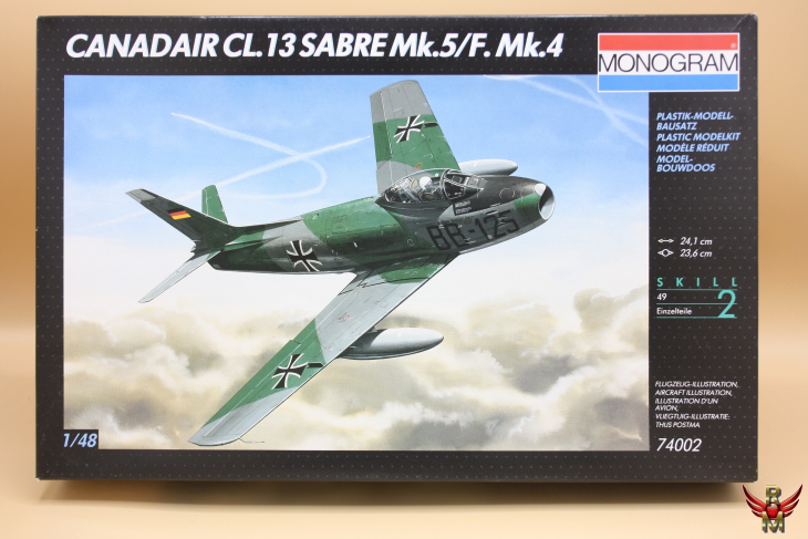 Monogram 1/48 Canadair CL 13 Sabre Mk 5/F Mk 4