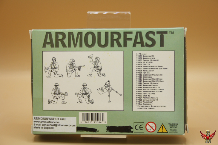 ARMOURFAST™ 1/72 WWII German Mortar Team