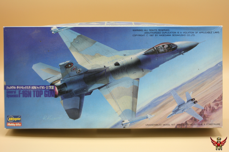 Hasegawa 1/72 General Dynamics F 16N Top Gun