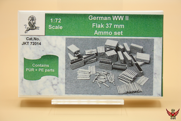JK Resin 1/72 German WWII Flak 37mm Ammo Set