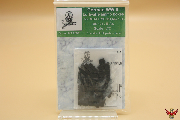 JK Resin 1/72 German WWII Luftwaffe Ammo Boxes MG-FF MG-151 MG-131 MK-103