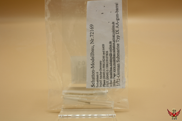 Schatton Modelbau 1/72 German Submarine Type IX AA Gun Barrels