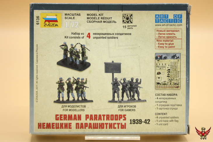 Zvezda 1/72 German Paratroops 1939-1942
