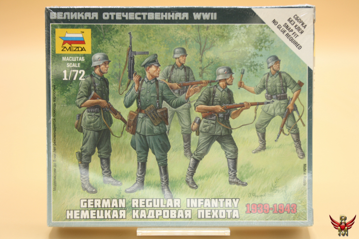 Zvezda 1/72 German Regular Infantry 1939-1943
