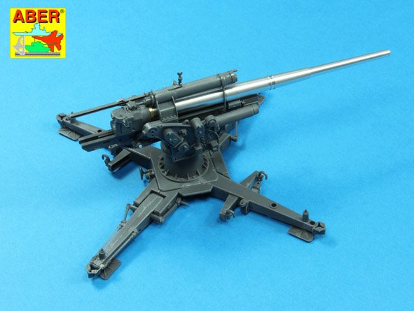 Aber 1/35 German 88mm L/56 Single piece barrel for Flak 18 and Flak 37
