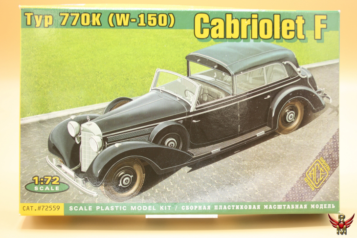 ACE 1/72 German Mercedes Typ 770K (W-150) Cabriolet F
