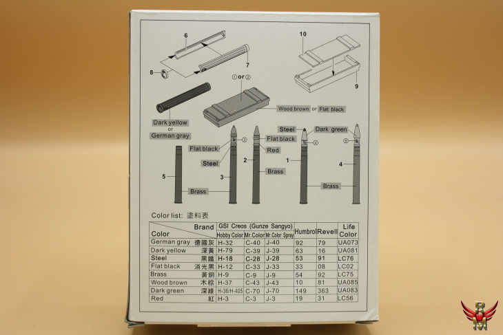AFV Club 1/35 German 75mm PAK 40 Ammunition and Accessory Set