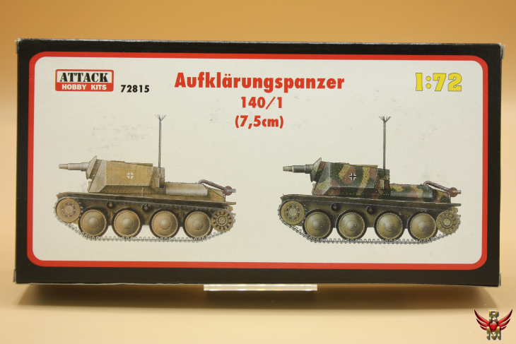 Attack Hobby Kits 1/72 German Aufklärungspanzer 140/1 75mm
