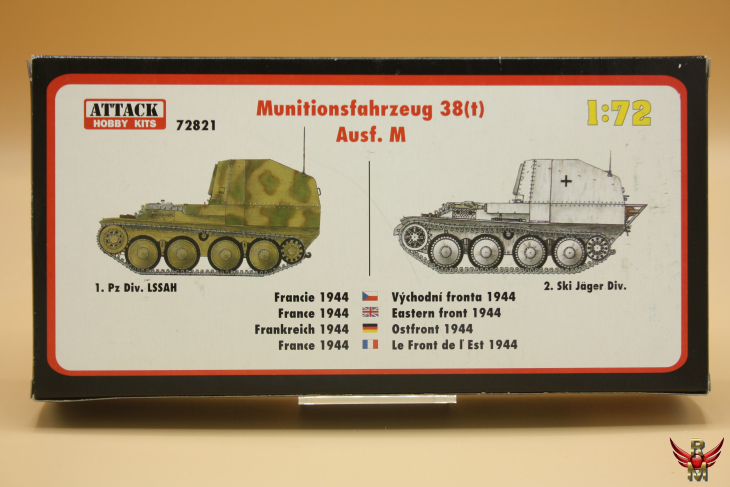 Attack Hobby Kits 1/72 German Munitionsfahrzeug 38t Ausf M
