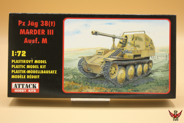 Attack Hobby Kits 1/72 German Pz Jäg 38t Marder III Ausf M