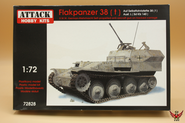 Attack Hobby Kits 1/72 German Flakpanzer 38t
