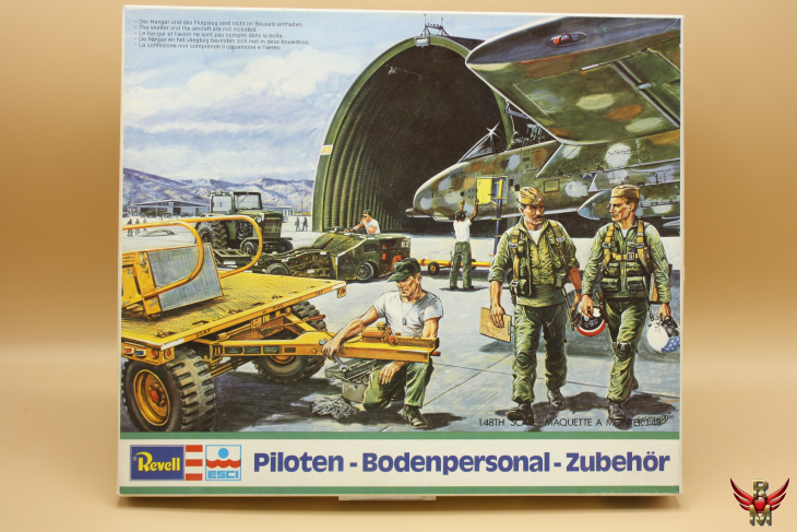 ESCI Revell 1/48 Piloten Bodenpersonal Zubehör