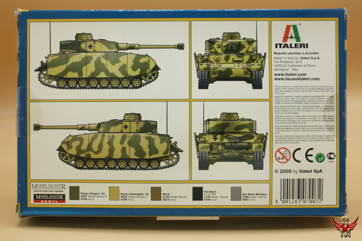 Italeri 1/72 German Panzer Kpfw IV
