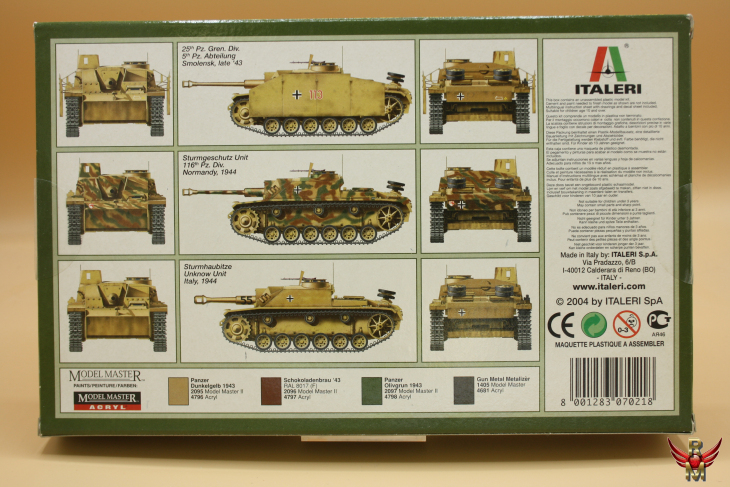 Italeri 1/72 German Sd Kfz 142 StuG III Ausf G