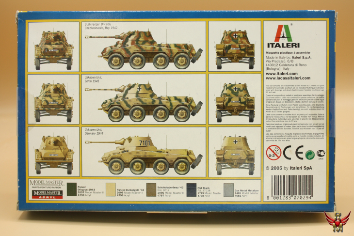 Italeri 1/72 German Sd Kfz 234/2 Puma