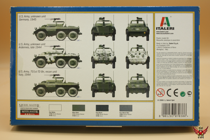 Italeri 1/72 US M20 Armoured Utility Car