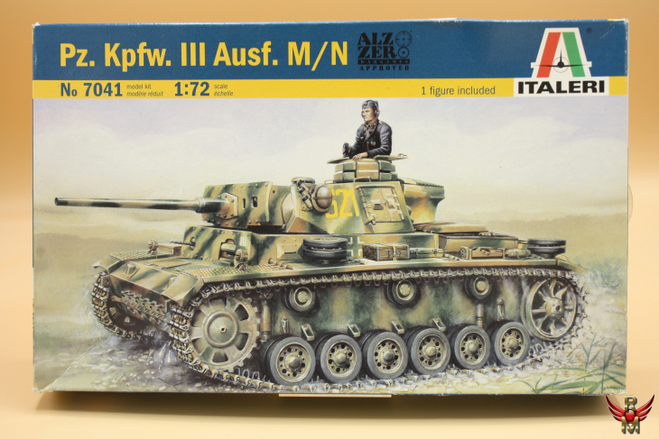 Italeri 1/72 German Pz Kpfw III Ausf M/N