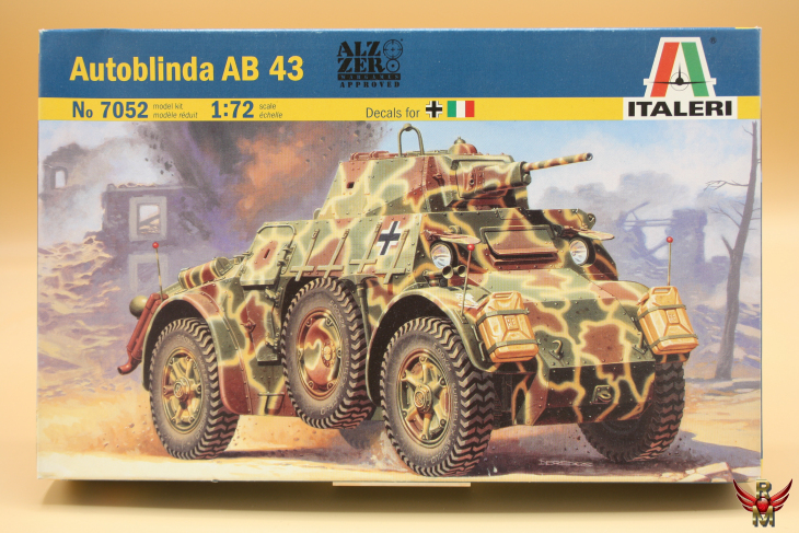 Italeri 1/72 Italian Autoblinda AB 43