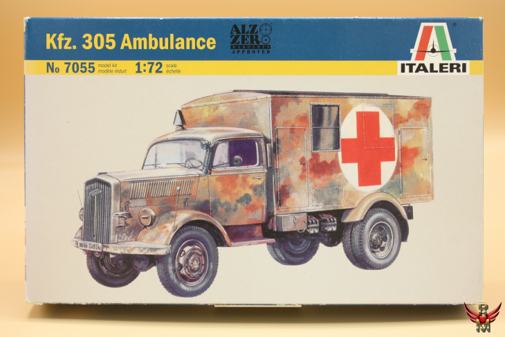 Italeri 1/72 German Kfz 305 Opel Ambulance