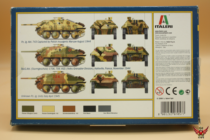 Italeri 1/72 German Jagdpanzer 38t Hetzer