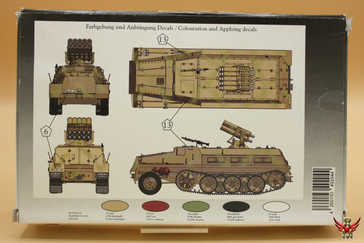MACO 1/72 German 15CM Panzerwerfer 42 auf sWS
