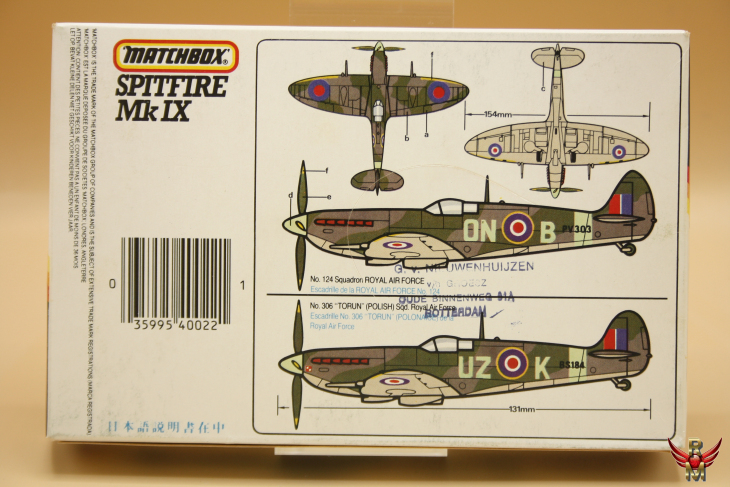 Matchbox 1/72 Spitfire Mk IX