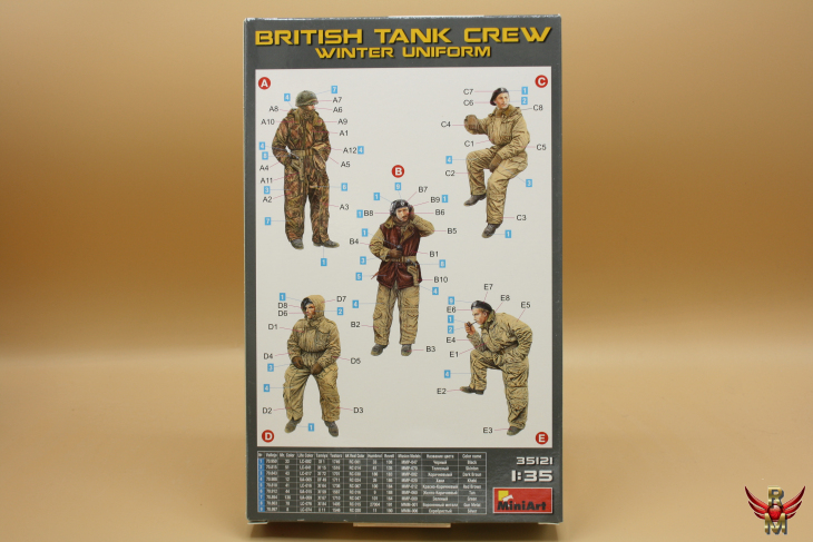 MiniArt 1/35 British Tank Crew Winter Uniform