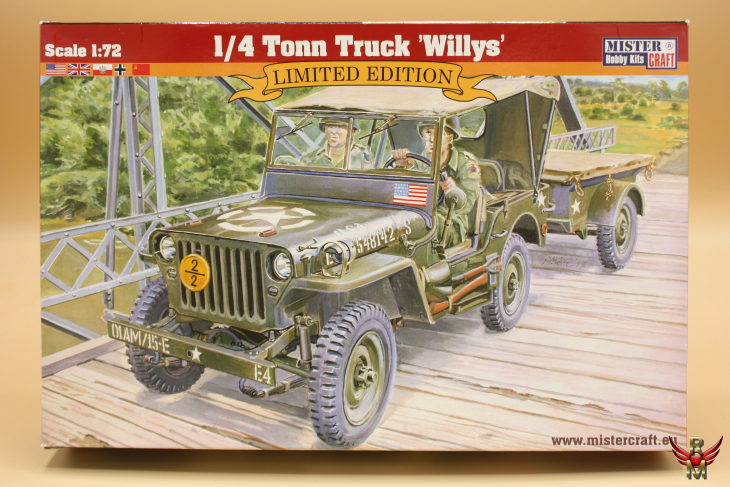 Mister Craft 1/72 1/4 Tonn Truck Willys Limited Edition