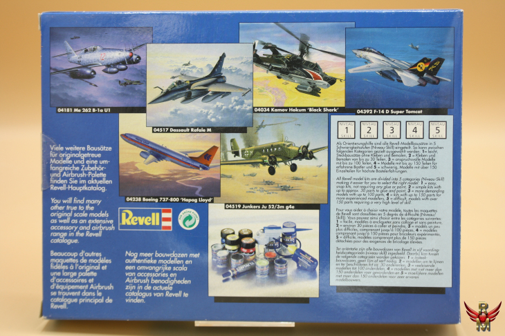 Revell 1/72 German Messerschmitt Me 262A-1a