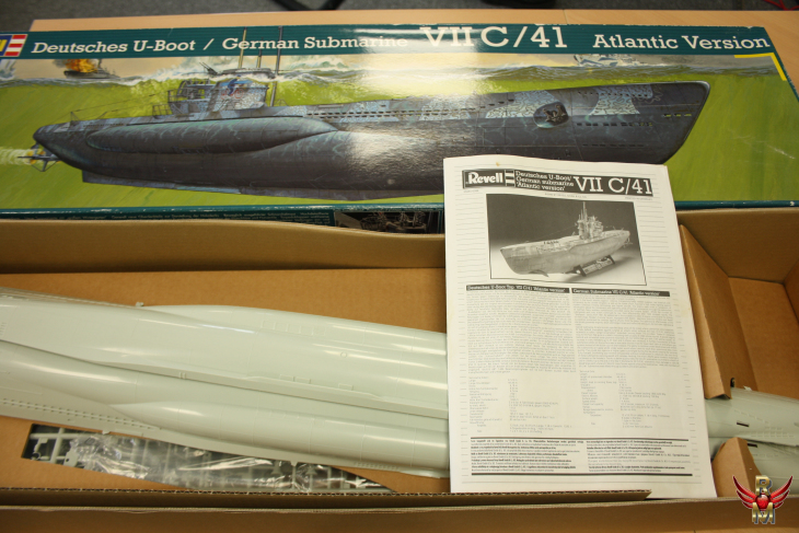 Revell 1/72 German Submarine VII C/41 Atlantic Version