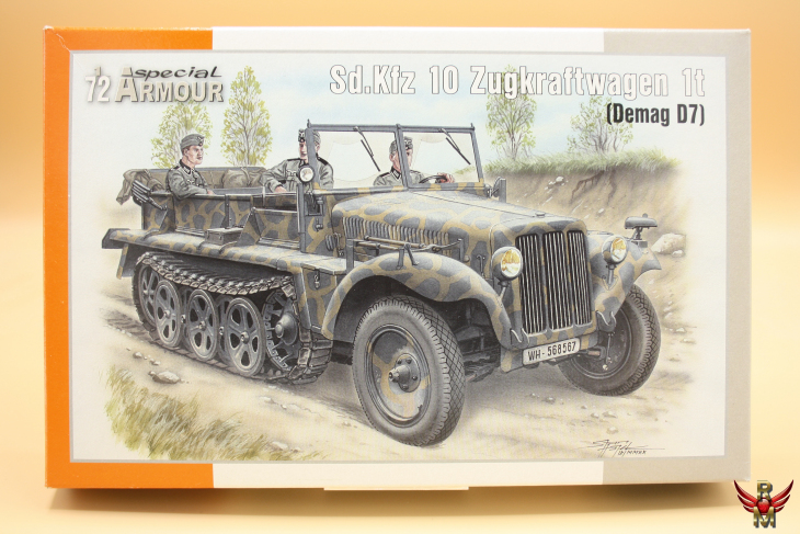Special Armour 1/72 German Sd Kfz 10 Zugkraftwagen 1t Demag D7