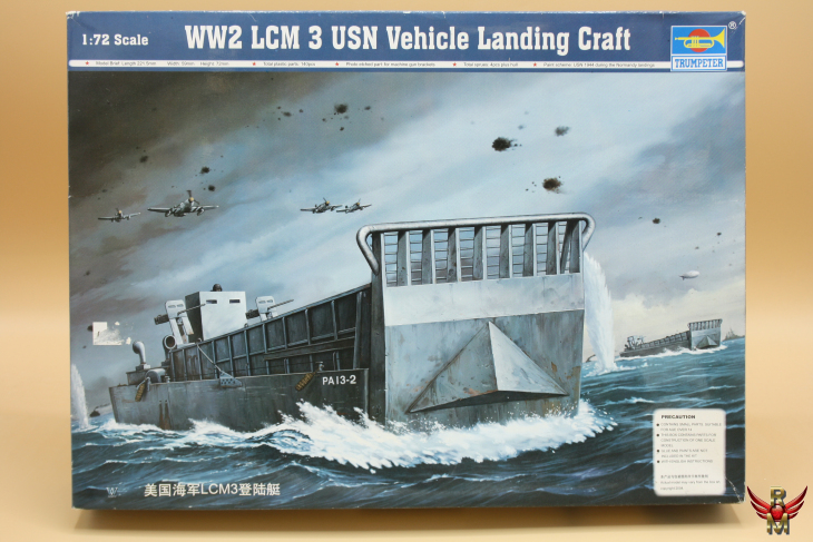Trumpeter 1/72 WWII LCM 3 USN Vehicle Landing Craft