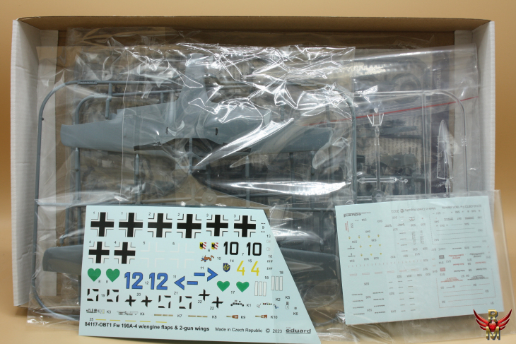 Eduard 1/48 German Fw 190A-4 engine flaps and 2-gun wings