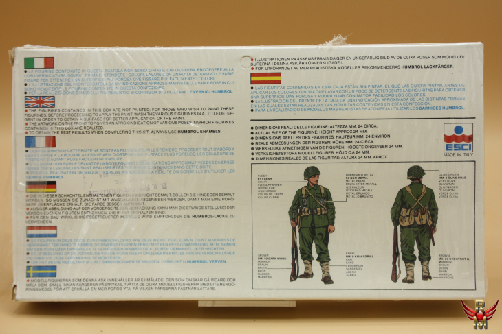 ESCI 1/72 WWII US Soldiers Big Red One