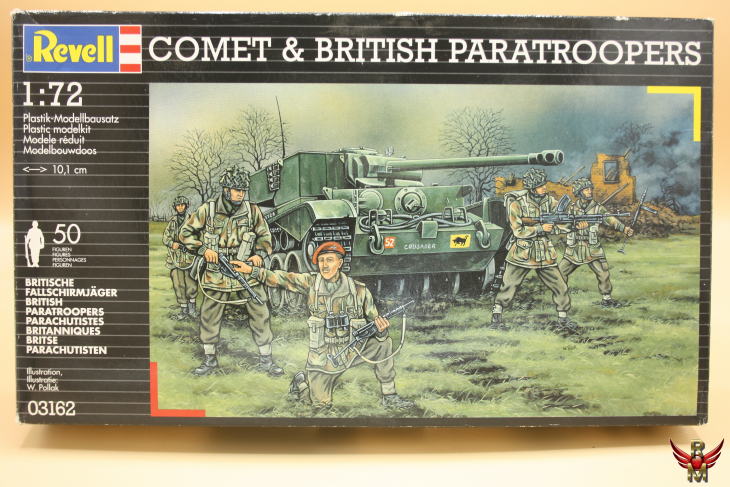 Revell 1/72 Comet and British Paratroopers