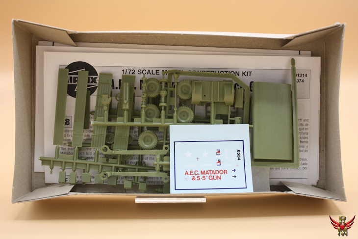 Airfix 1/76 AEC Matador and 5.5 Inch Gun -