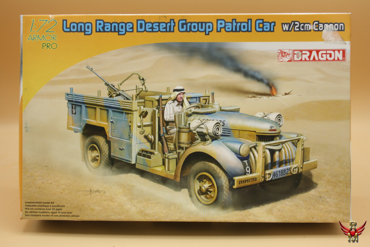 Dragon 1/72 Long Range Desert Group Patrol Car with 2cm Gun