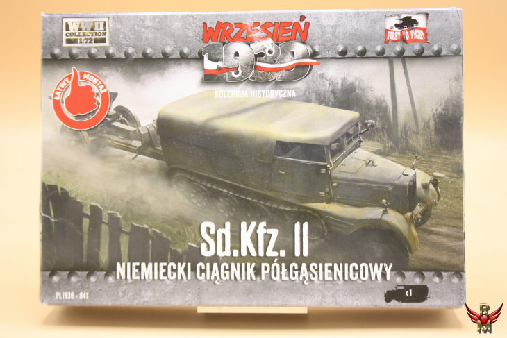 First To Fight 1/72 Sd Kfz 11 leichter Zugkraftwagen 3t Artillerieaufbau