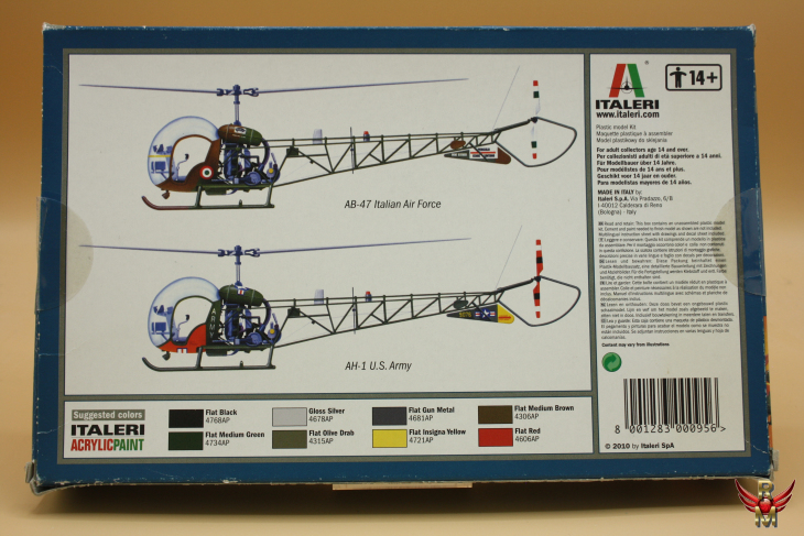 Italeri 1/72 Bell AH-1/AB-47
