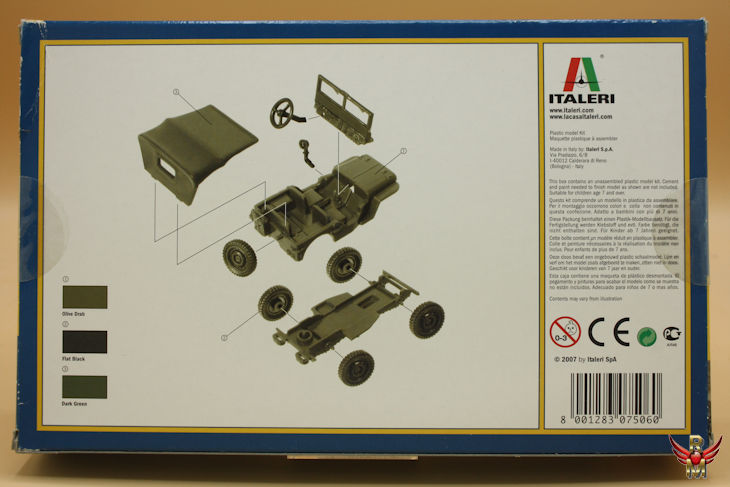Italeri 1/72 Truck 1/4 ton 4×4 Willys Jeep Duo Set