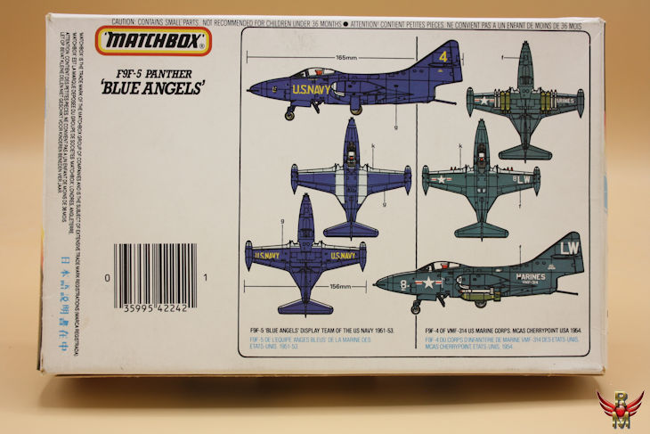 Matchbox 1/72 F9F-5 Panther Blue Angels US Navy Display Team