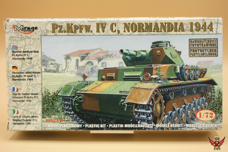 Mirage Hobby 1/72 German Medium Tank Pz Kpfw IV C Normandy 1944