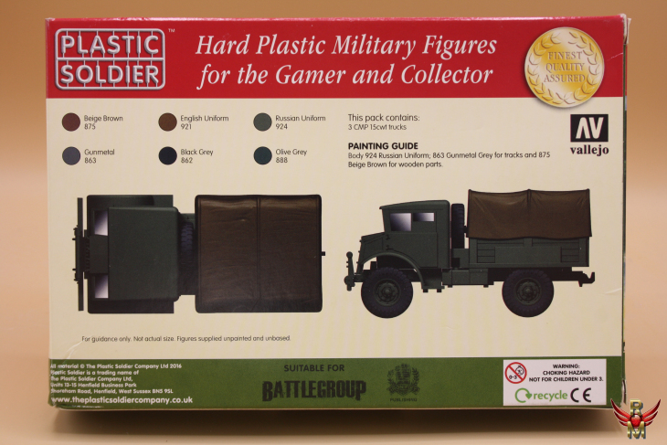 Plastic Soldier 1/72 British and Commonwealth CMP 15cwt truck